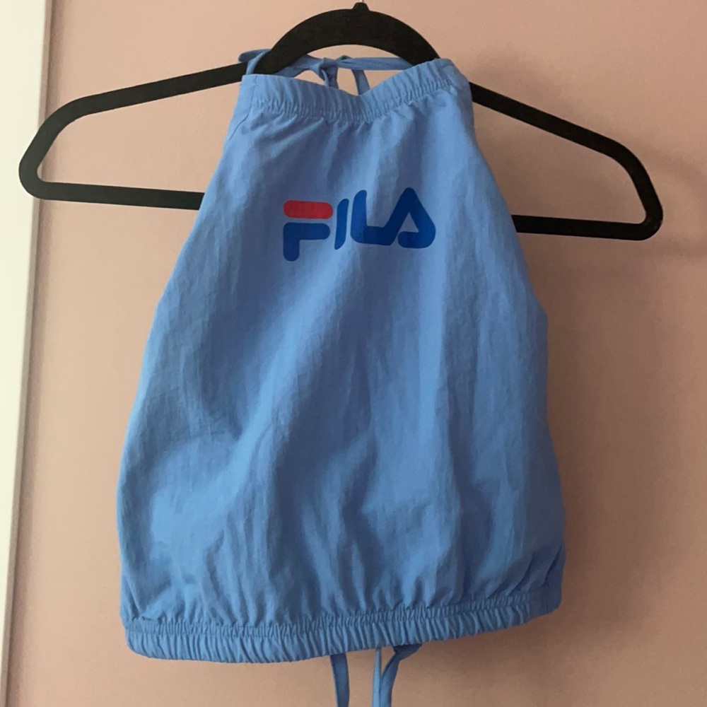 FILA tie crop top